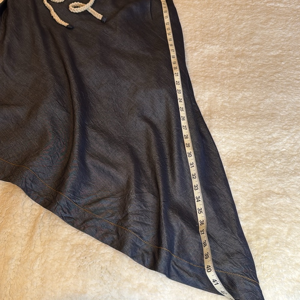 Let Me Be denim Asymmetrical Dress, women’s size XL NWT - Picture 10 of 16